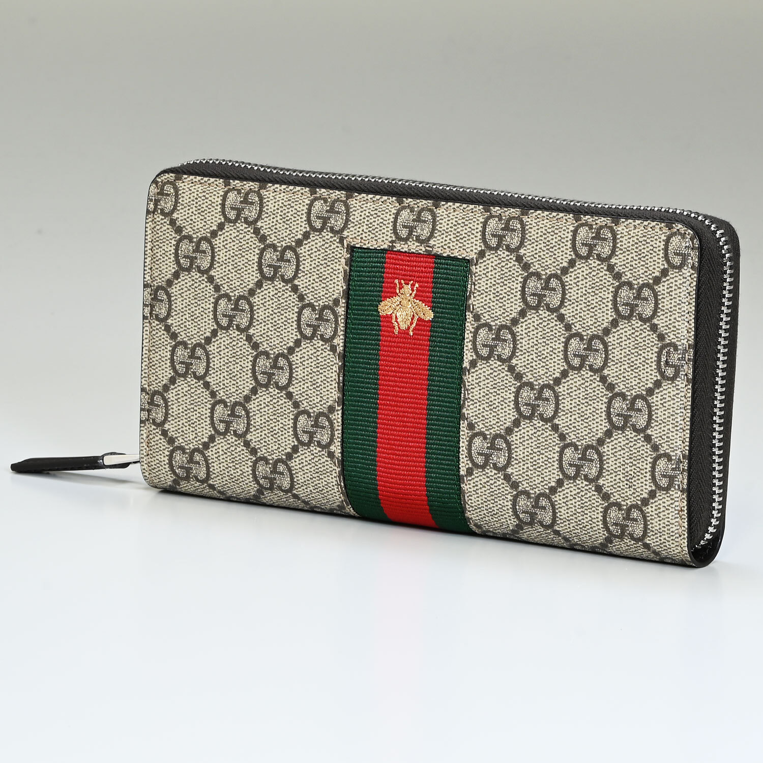 グッチ GUCCI 長財布 メンズ レディース ラウンドファスナー ウェブ GG