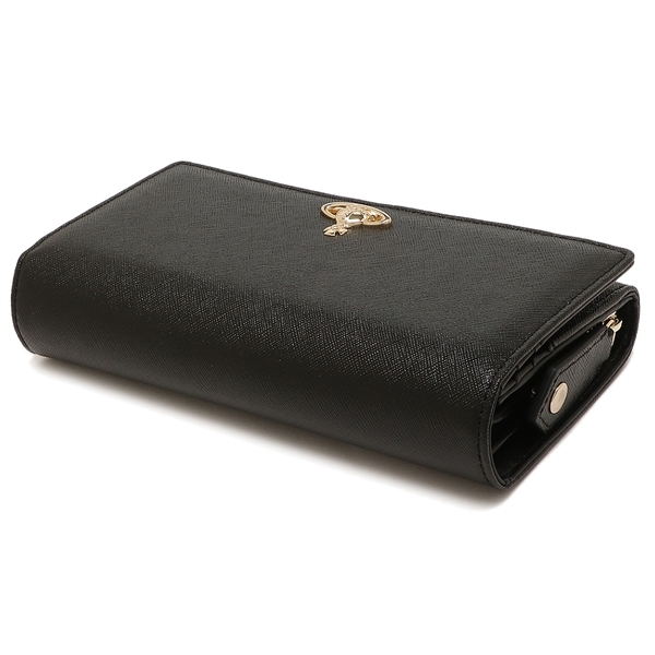 ヴィヴィアンウエストウッド 長財布 ヴィクトリア ブラック レディース