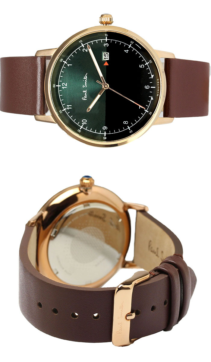 ポールスミス Paul Smith 腕時計 メンズ 革ベルト 41mm レザー
