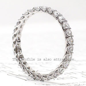 フルエタニティリング ダイヤモンド 指輪 リング プラチナ プラチナ900