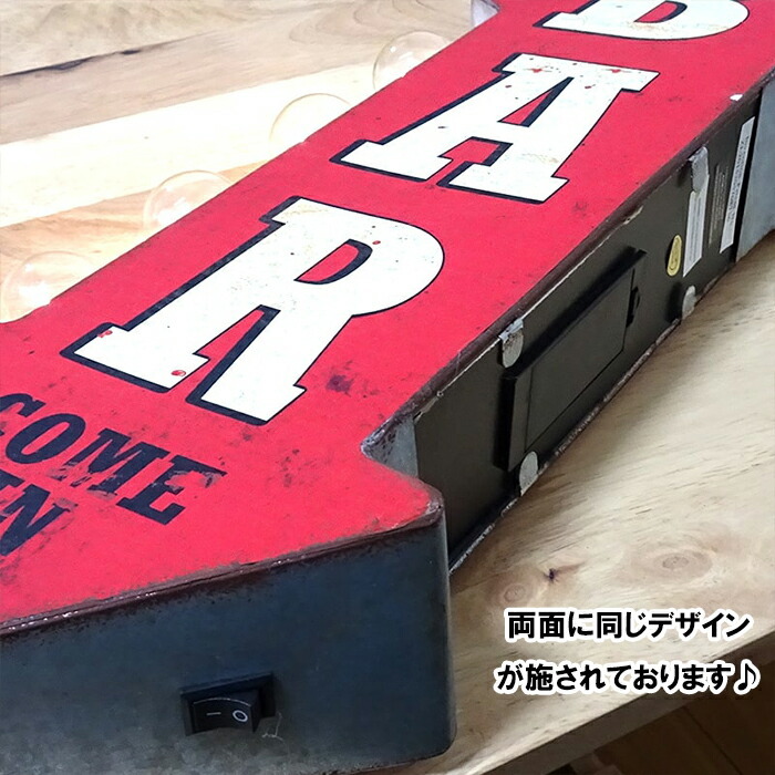 マーキーサインライト BAR ガレージ 看板 ガレージグッズ 電飾看板