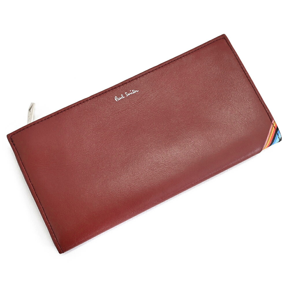 ポールスミス 財布 長財布 L字ファスナー ブリック(レンガ色) Paul