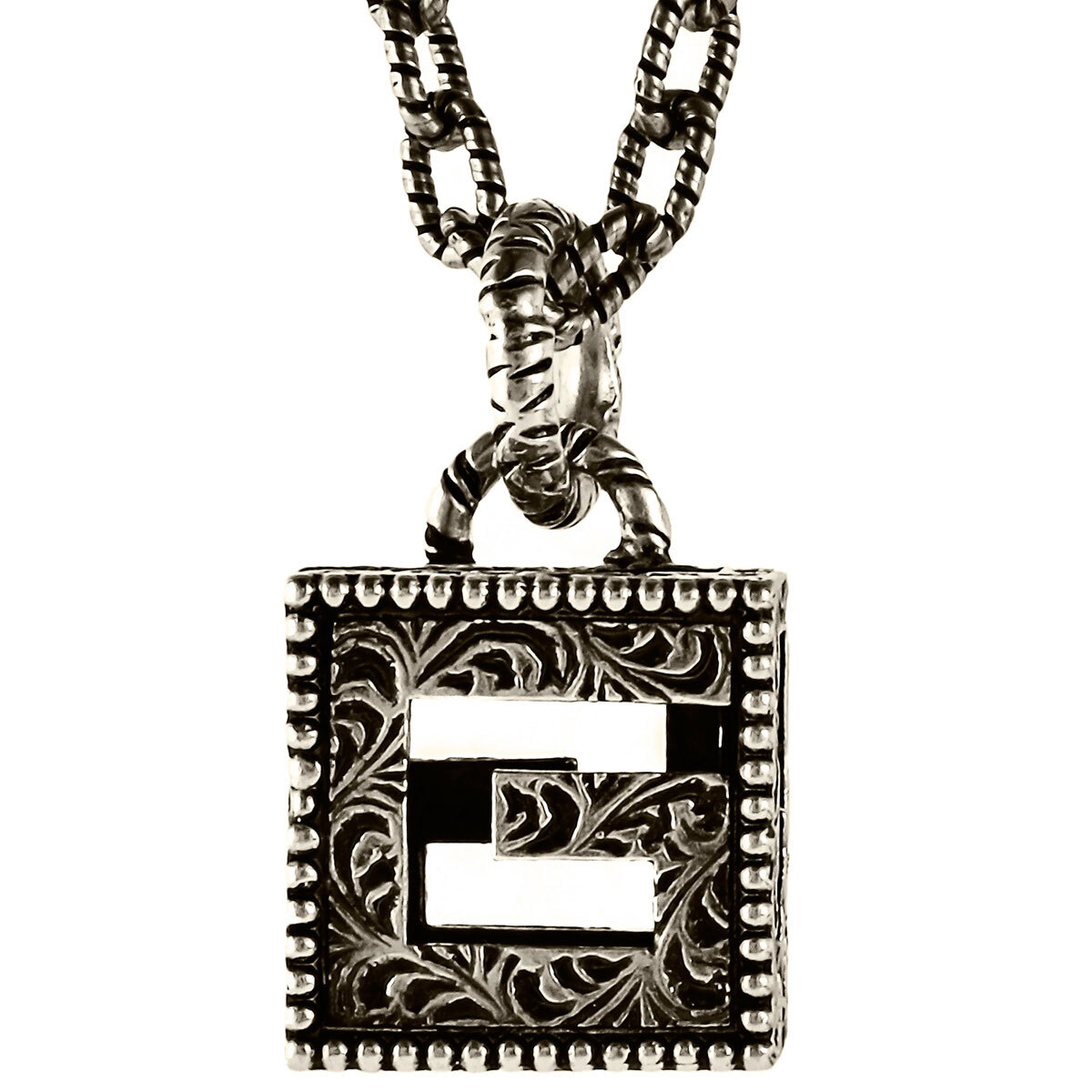 グッチ GUCCI ネックレス 552768 J8400 0811 G CUBE Gキューブ