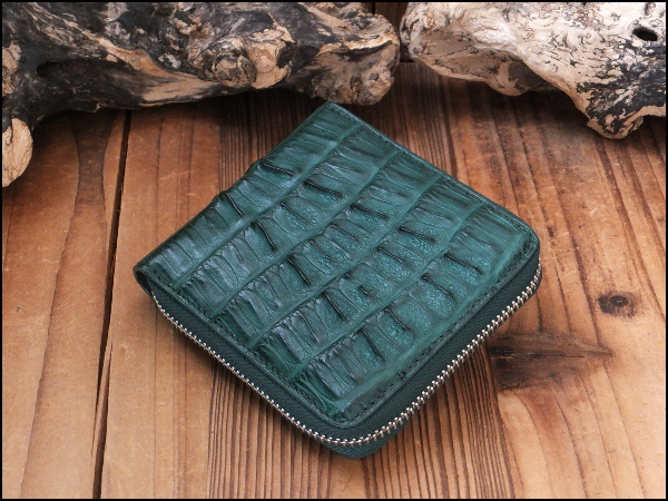 送料込 ゴダン 財布 GODANE メンズ 二つ折り ファスナー 薄い カイマン