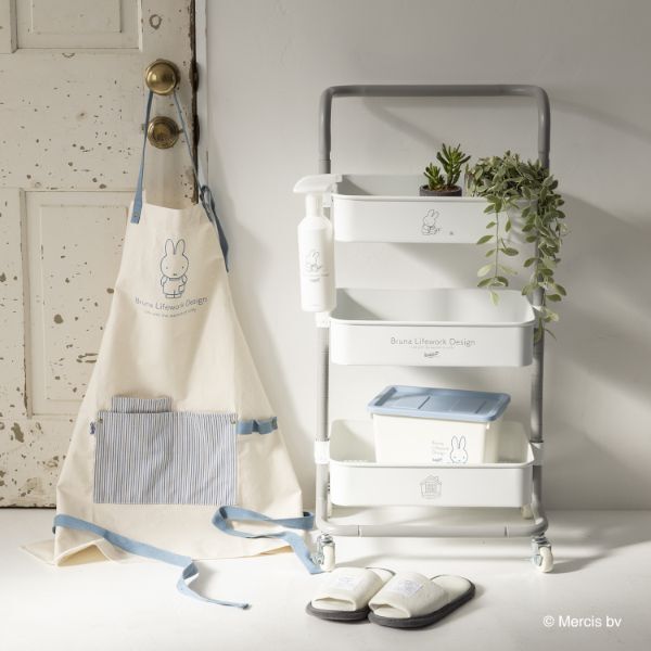 ミッフィー WSB ツールワゴン ホワイト ワゴン 収納 インテリア 棚 DIY