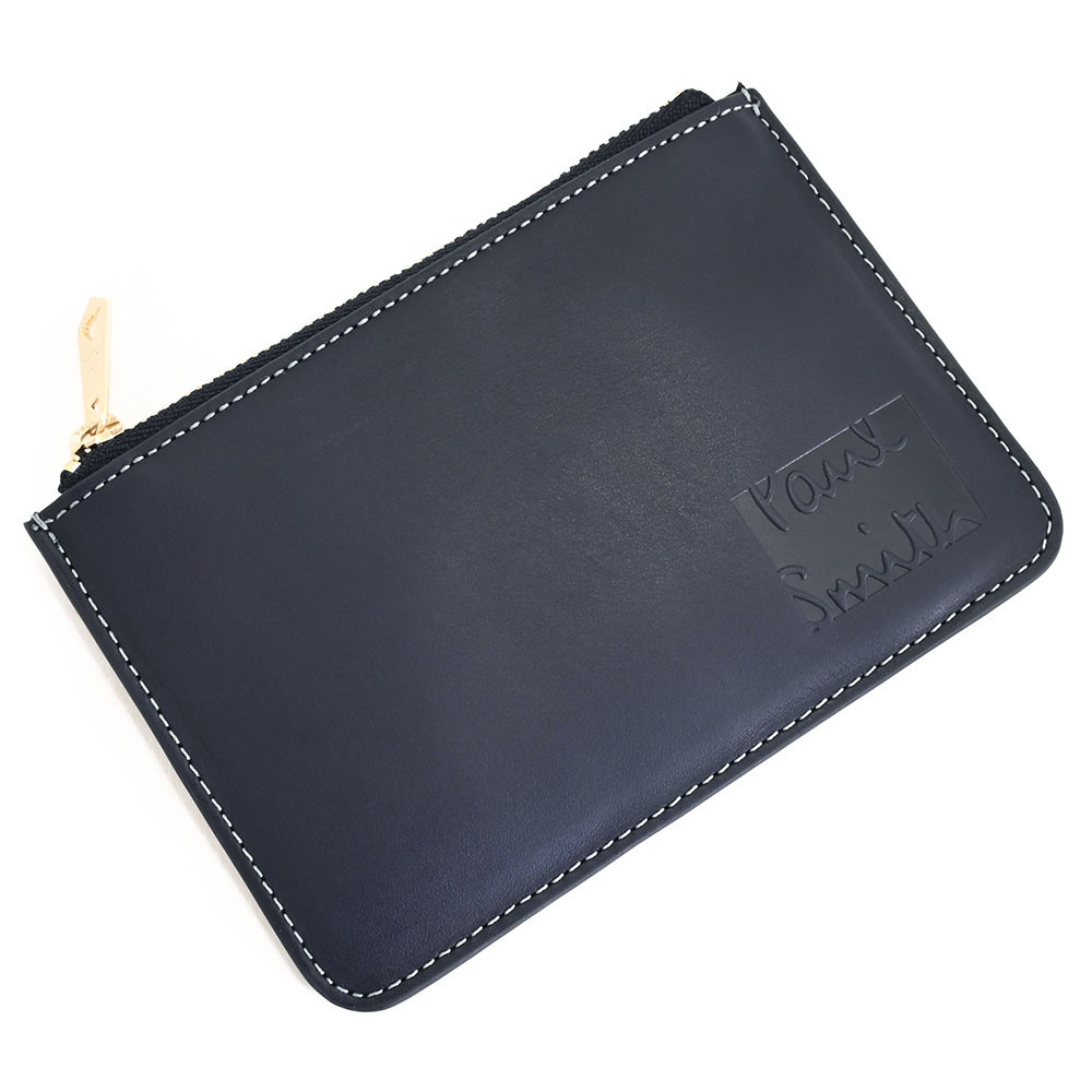 ポールスミス フラグメントケース コインケース ポーチ 紺(ネイビー