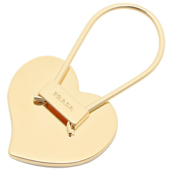 プラダ キーリング キーホルダー サフィアーノ ハート レディース