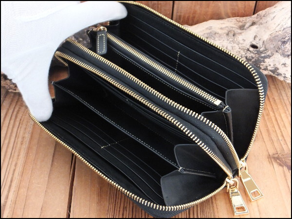 送料込 ゴダン 財布 長財布 GODANE ガルーシャ革 Galuchatラウンド