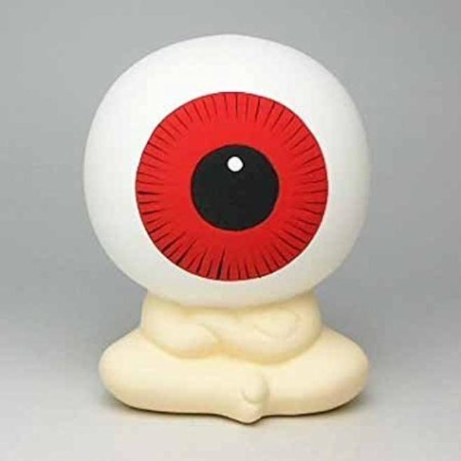 ゲゲゲの鬼太郎 ねずみ男 目玉おやじ 陶器の置き物貯金箱 - 【ギフトの