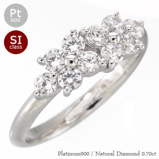 ダイヤモンド リング テンダイヤモンド プラチナ プラチナ900 pt900
