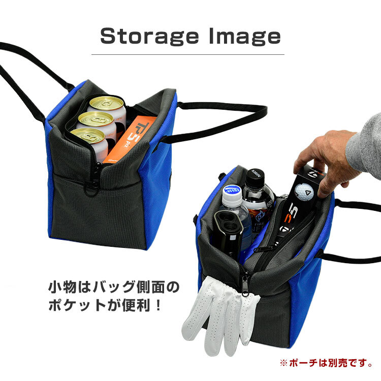 HIGHCAMP ゴルフ カートバッグ 」 ラウンドバッグ ショルダー