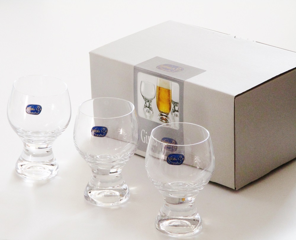 ボヘミア クリスタル ジーナ ワイングラス6客 190CC【ドリンクグラス