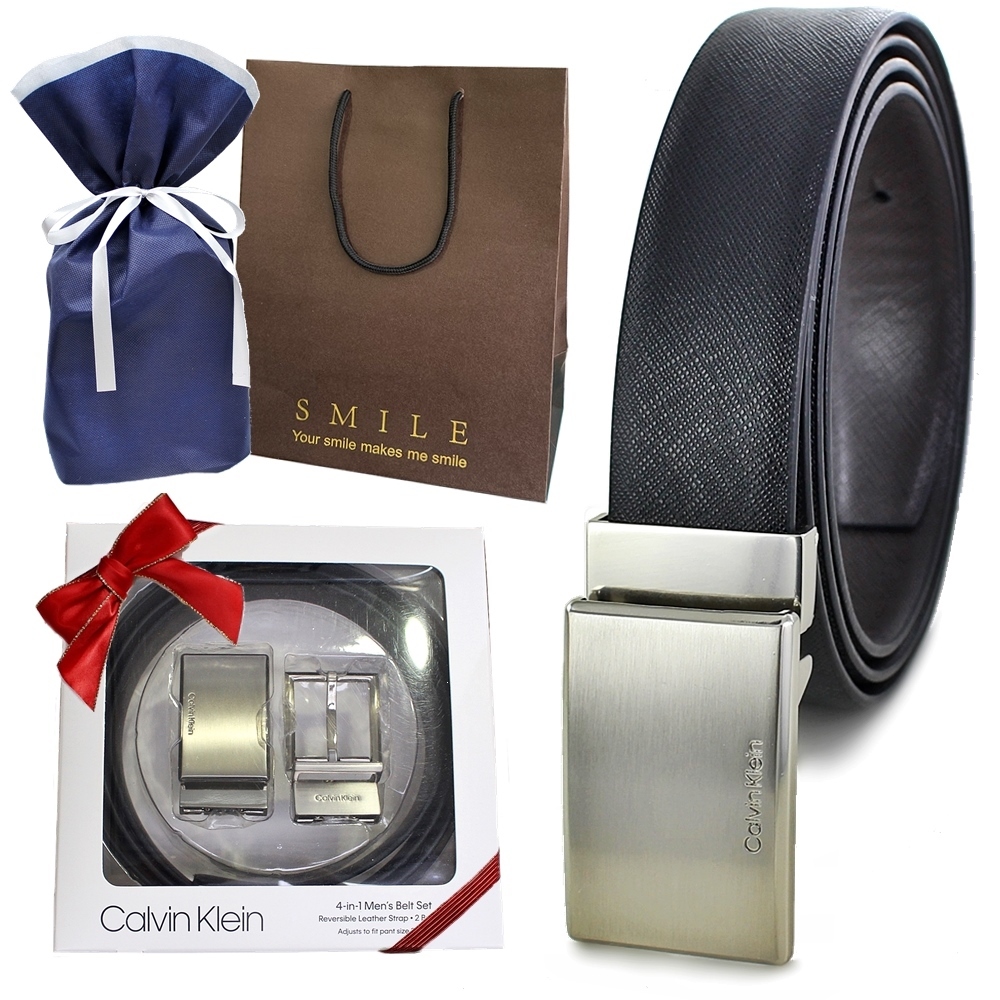 男性 ギフトセット カルバンクライン メンズ 父の日 本革ベルト 紳士用
