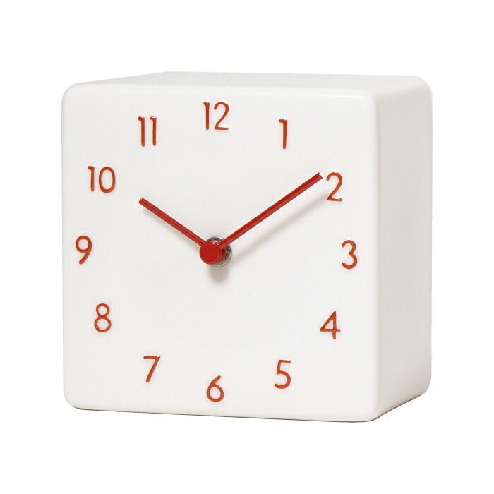 陶器の置き時計 アナログ置き時計 美濃焼 日本製 置き時計 CHAMBRE