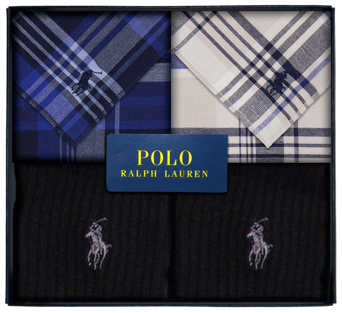 ラルフローレン ビジネスソックス ハンドタオル ギフト】送料無料