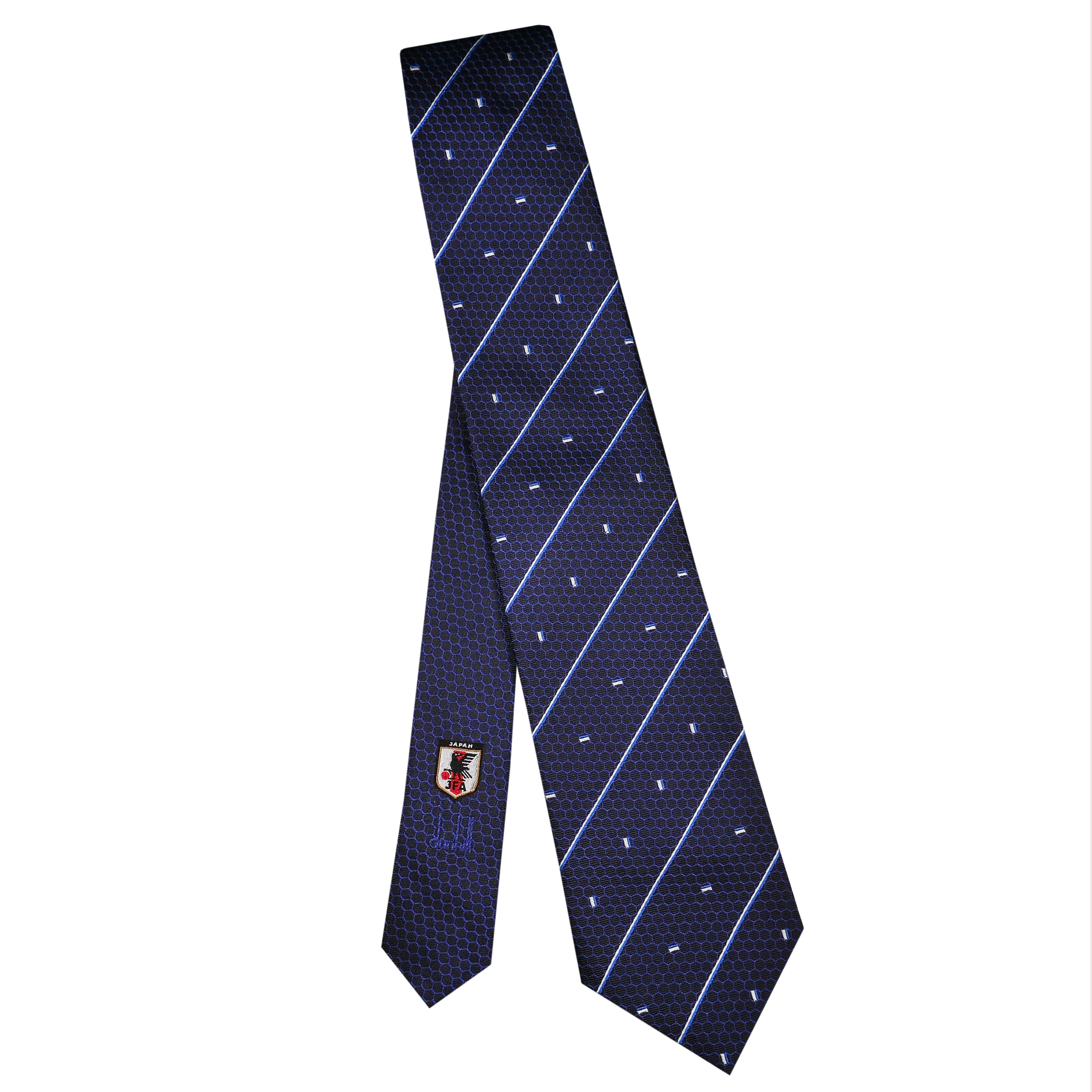 ☆即日発送☆2021年☆【ダンヒル(dunhill) × JFA】 ネクタイ サッカー