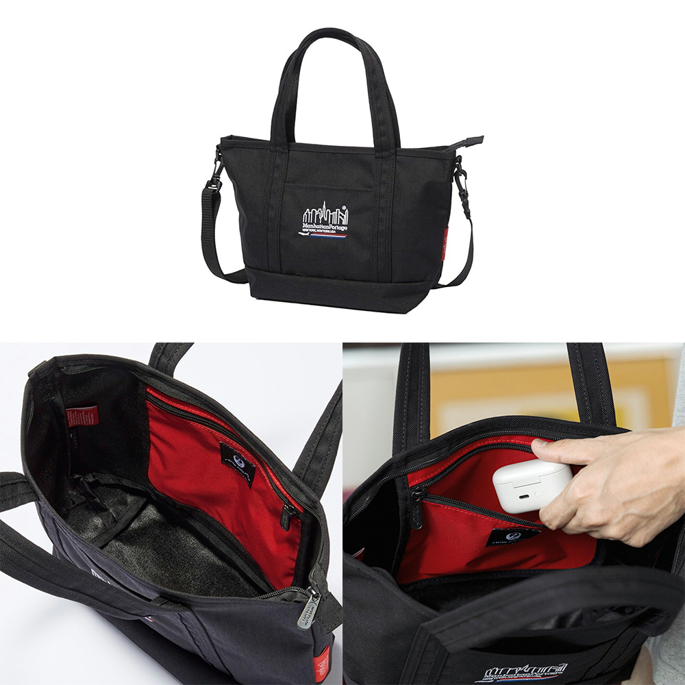 ミニトートバッグ JALタグ付き ManhattanPortage マンハッタン