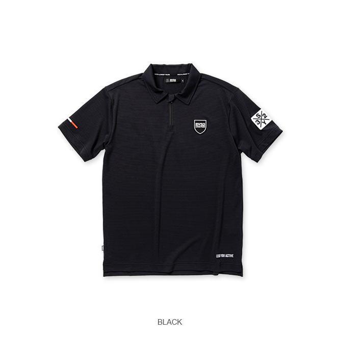 ポロシャツ SY32 by sweet years POLOシャツ 12221 ACTIVE BACK PRINT