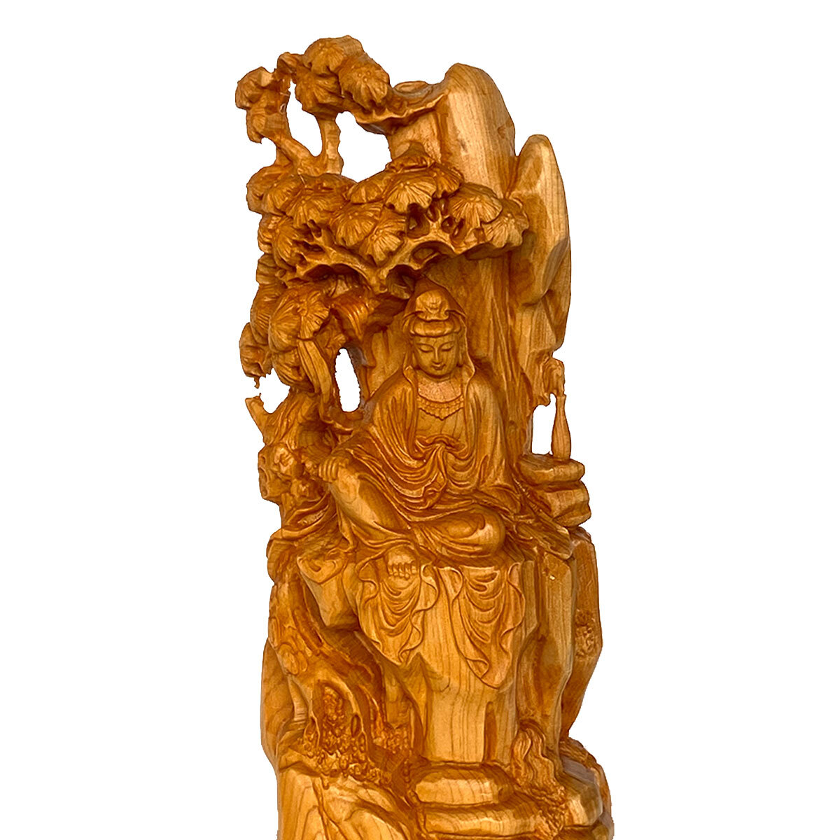 自在観音 観音菩薩 仏像 木像 観世音菩薩 観自在菩薩 観音様 観音 龍