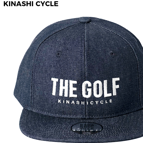 木梨サイクル スナップバックキャップ（THE GOLF）DENIM KINASHI CYCLE
