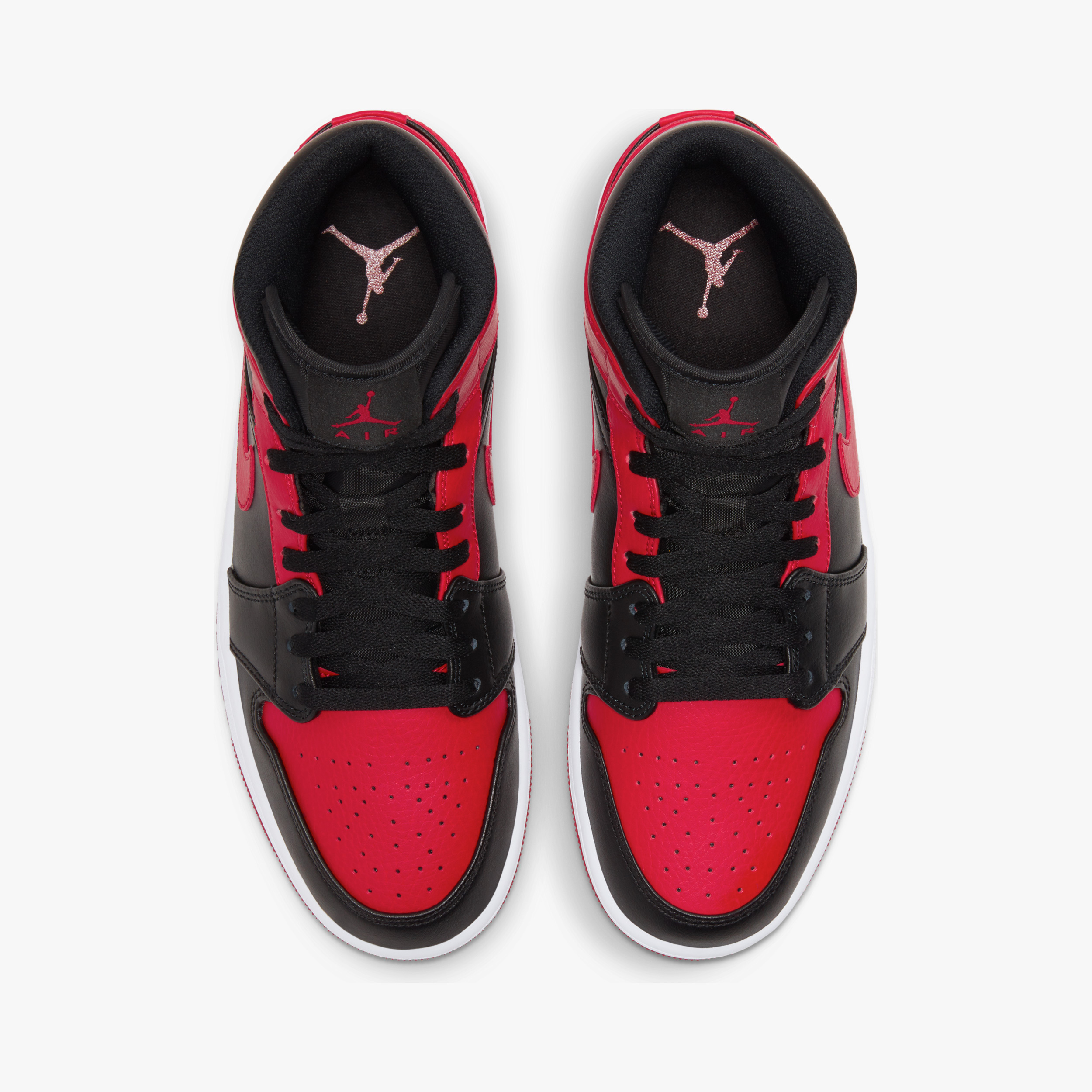 ナイキ エア ジョーダン 1 ミッド “ブレッド” レッド/ブラック NIKE