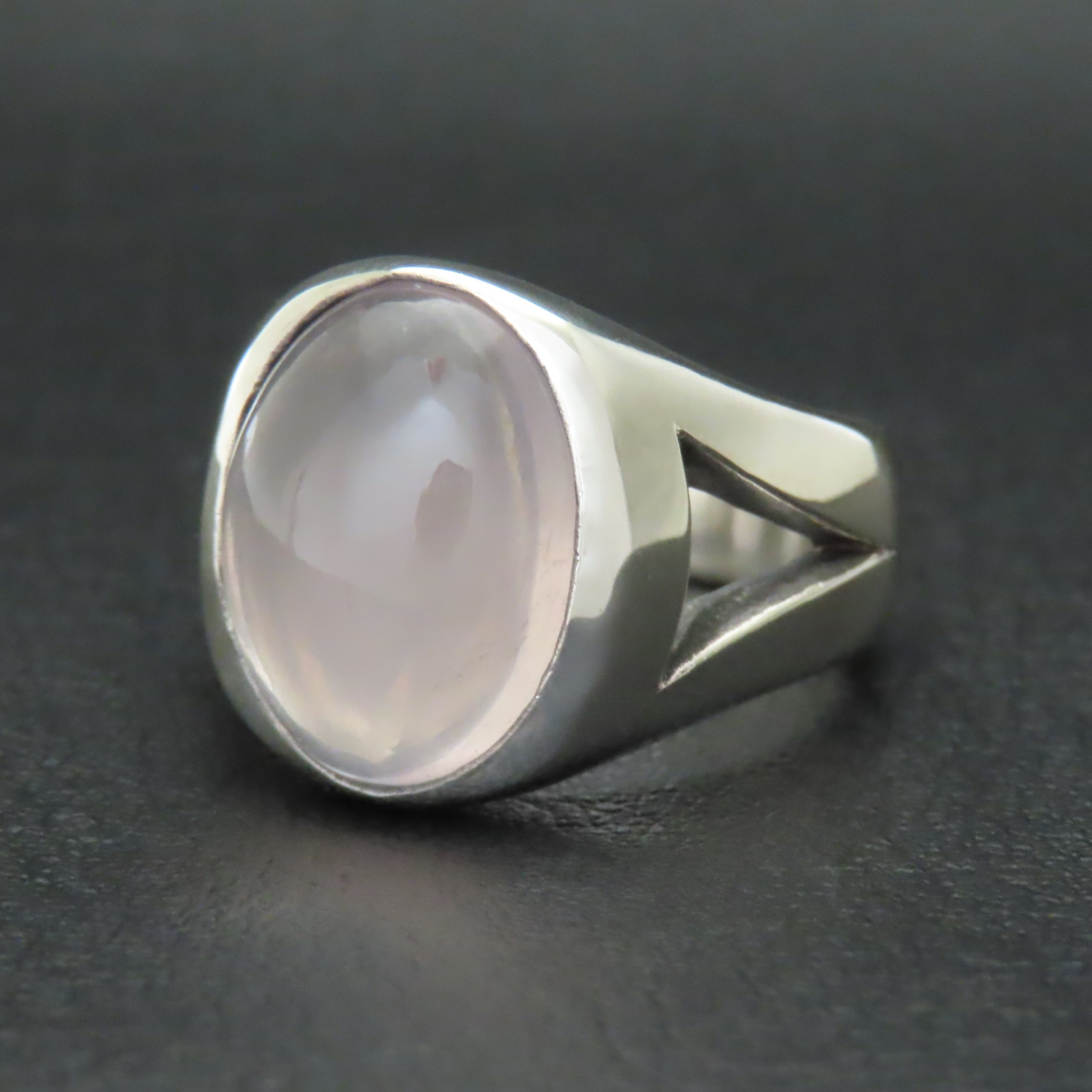 ローズクォーツリング シルバー925 指輪 【刻印無料】 ローズクォーツ