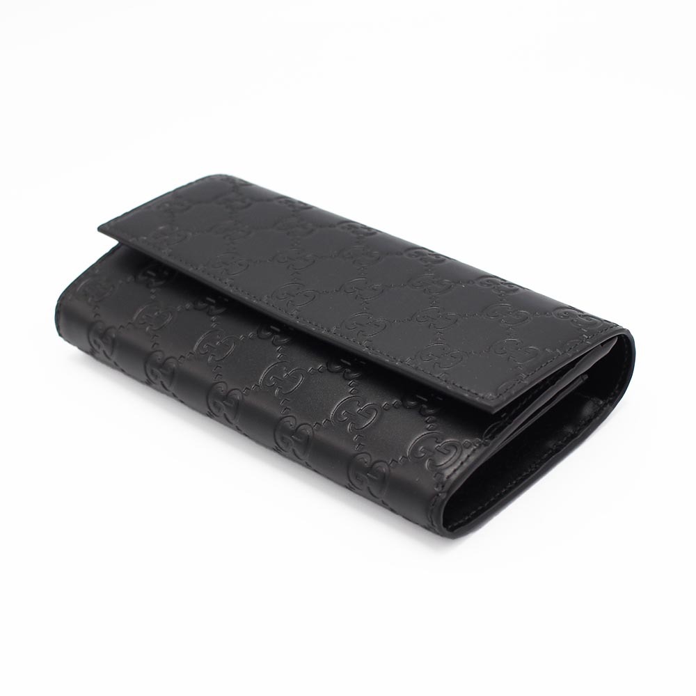 グッチ GUCCI 長財布 779785 CWC1G 1000 ブラック グッチシマ レザー