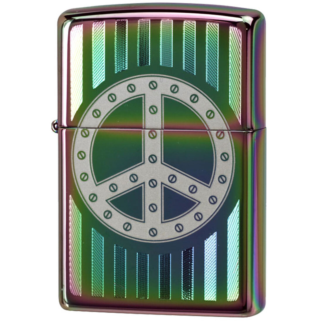 名入れ】ZIPPO(ジッポーライター) Peace Sign （ピースサイン）Rivet