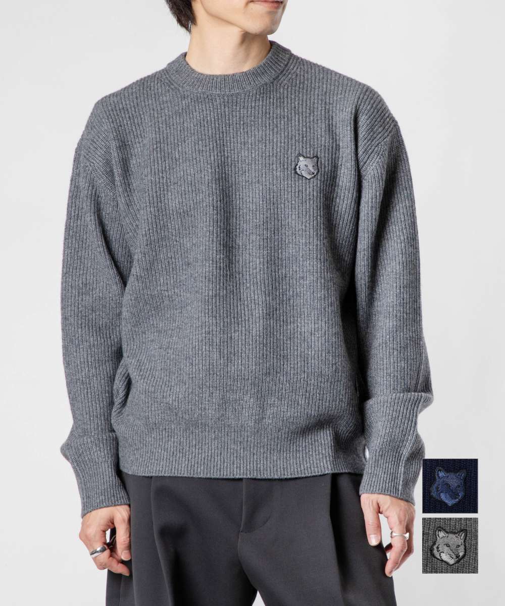 メゾンキツネ MAISON KITSUNE LM00818KT1093 スウェット BOLD FOX HEAD