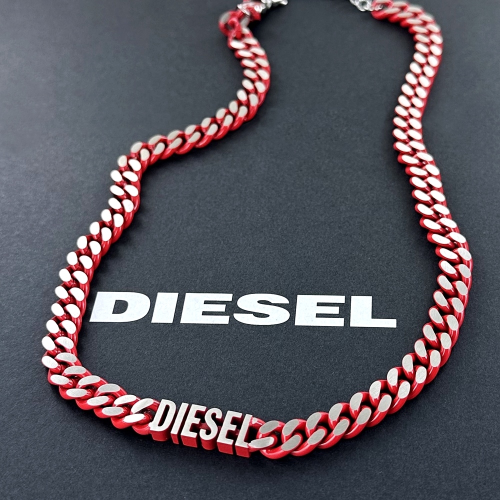 ディーゼル チェーンネックレス メンズ レディース おしゃれ ペアでも