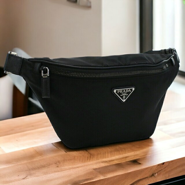 プラダ ブランド ボディバッグ メンズ TESSUTO+SAFFIANO ナイロン