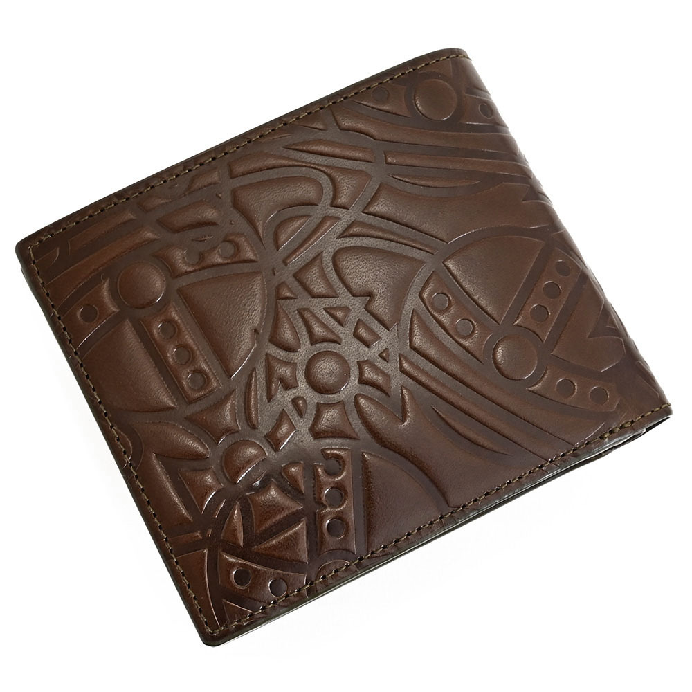 ヴィヴィアンウエストウッド 財布 二つ折り財布 緑(グリーン/やや茶色