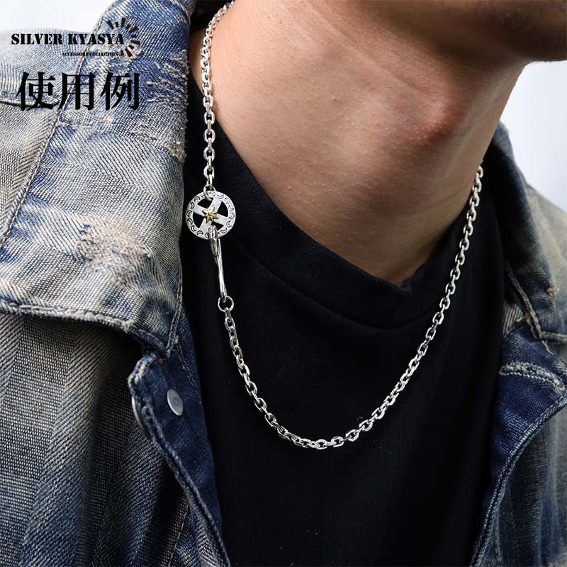 シルバー925 太陽メディスンホイール イーグルヘッドフック セット