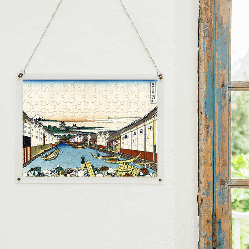 富嶽三十六景 江戸日本橋 葛飾北斎 送料無料 ラッピング可 パズル