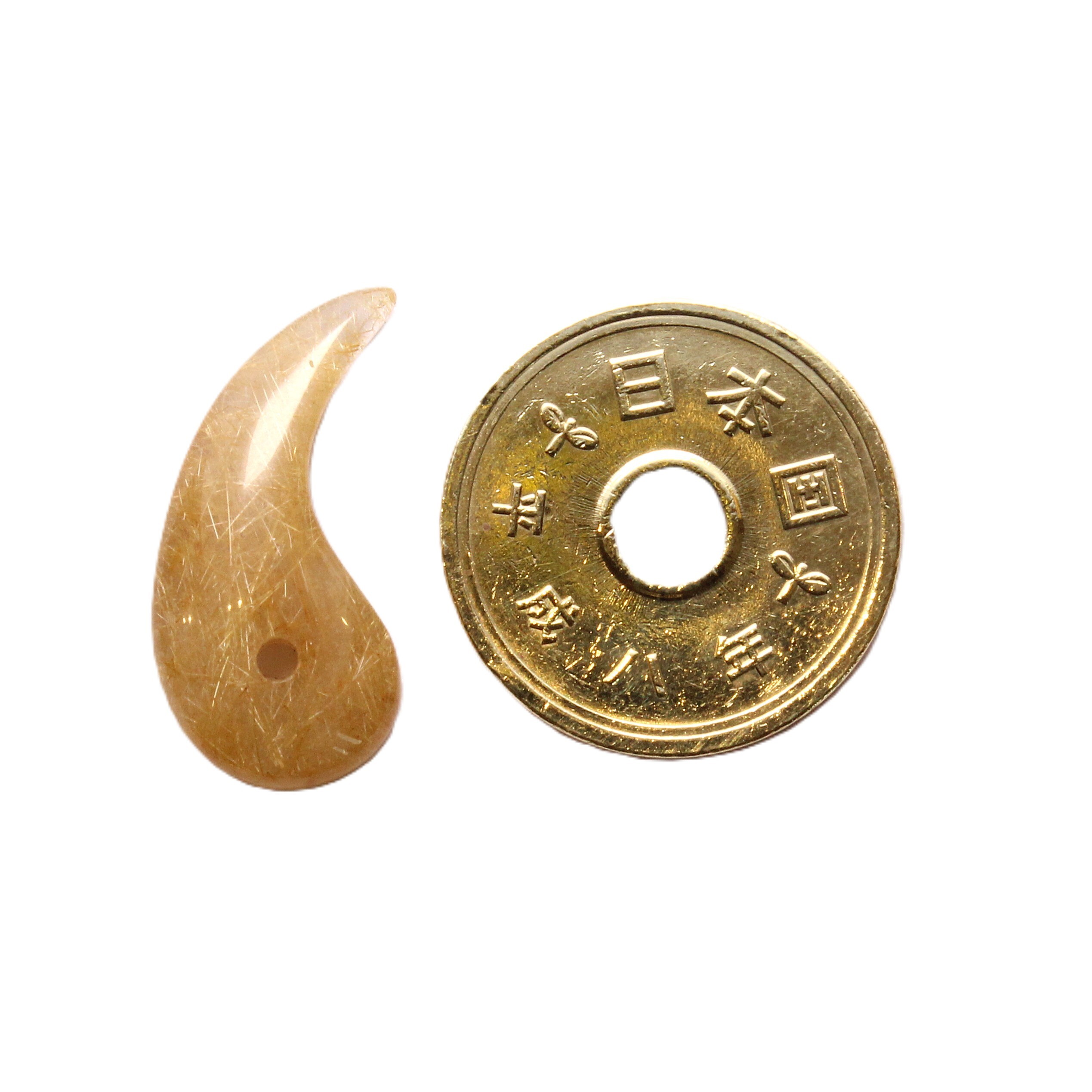 鋭さがかっこいい 邪を払い幸運を掴む濃密金針」 一点物 ゴールド