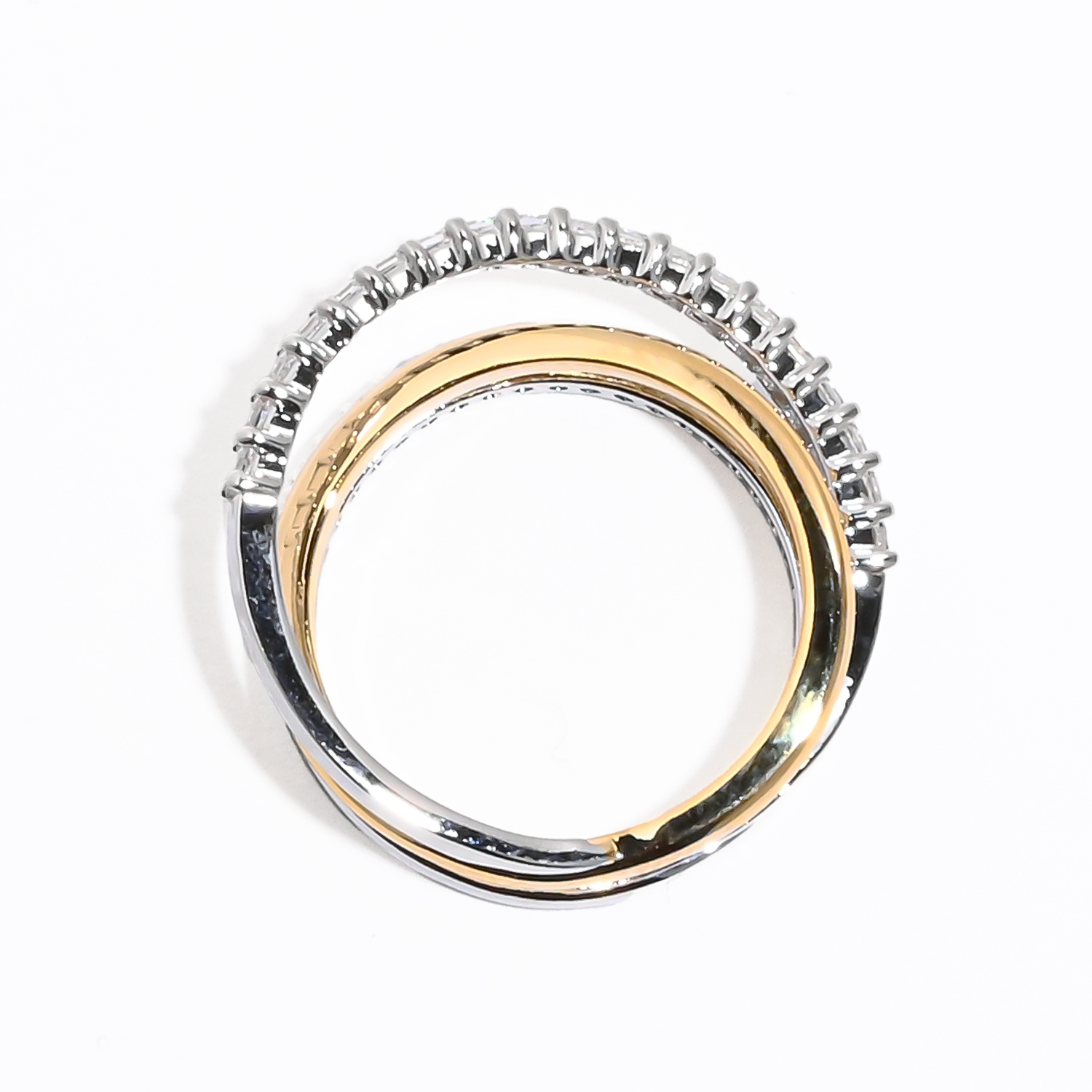 スワロフスキー SWAROVSKI リング 指輪 9号 Hyperbola クリア ゴールド