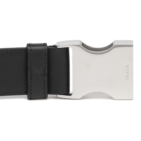 プラダ ベルト サフィアーノ ブラック メンズ PRADA 2CM253 053 F0002