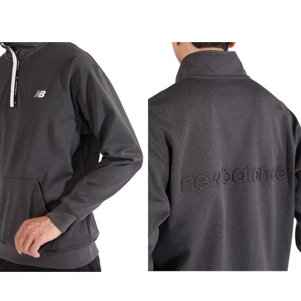 ニューバランス ゴルフ メンズ ストレッチ スウェット ハーフジップ