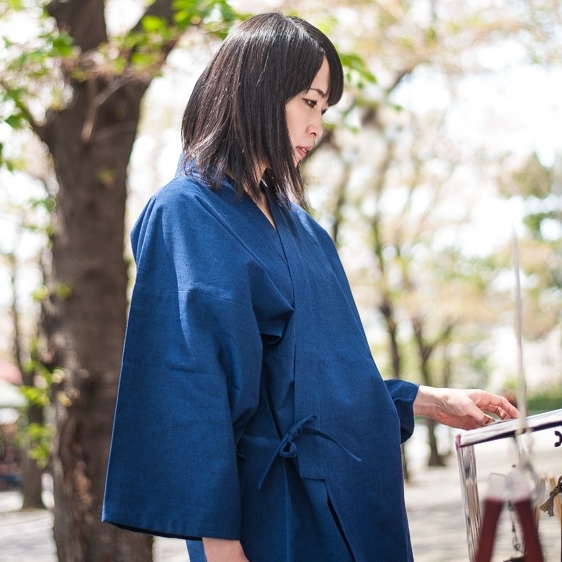 送料無料】 久留米織 レディース 作務衣 六花 / ROCCA 女性 おしゃれ