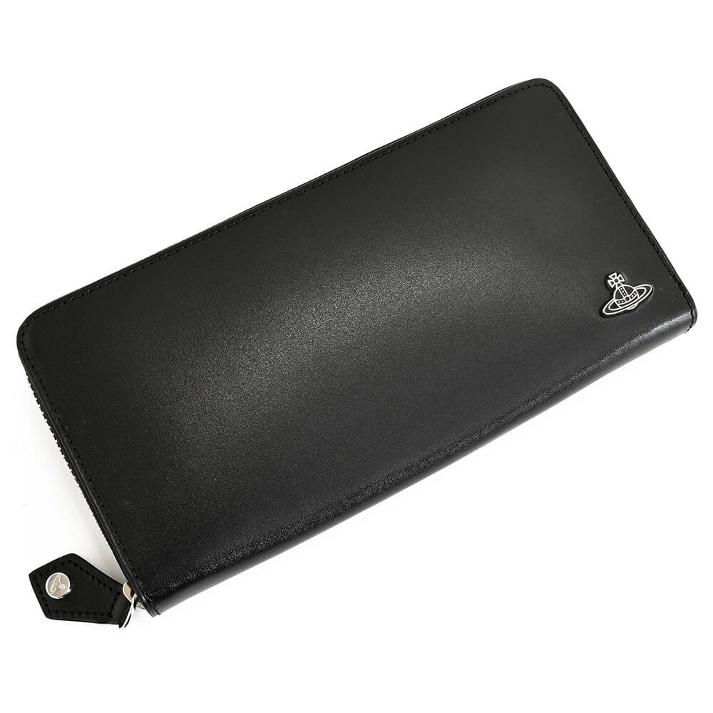 ヴィヴィアンウエストウッド 財布 長財布 ラウンドファスナー 黒