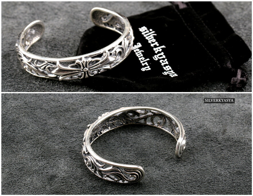 silver 925 リバティ フローラルバングル シルバー925素材 フローラル