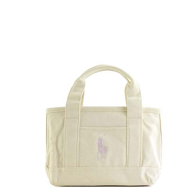 ポロ ラルフローレン POLO RALPH LAUREN ポニー ロゴ刺繍 ミニトート