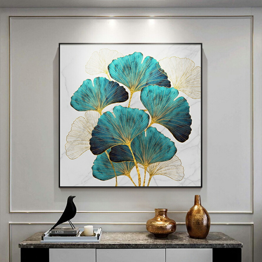 絵画 インテリア 絵 植物 ナチュラルライン 人気40×40cm 正方形 現代