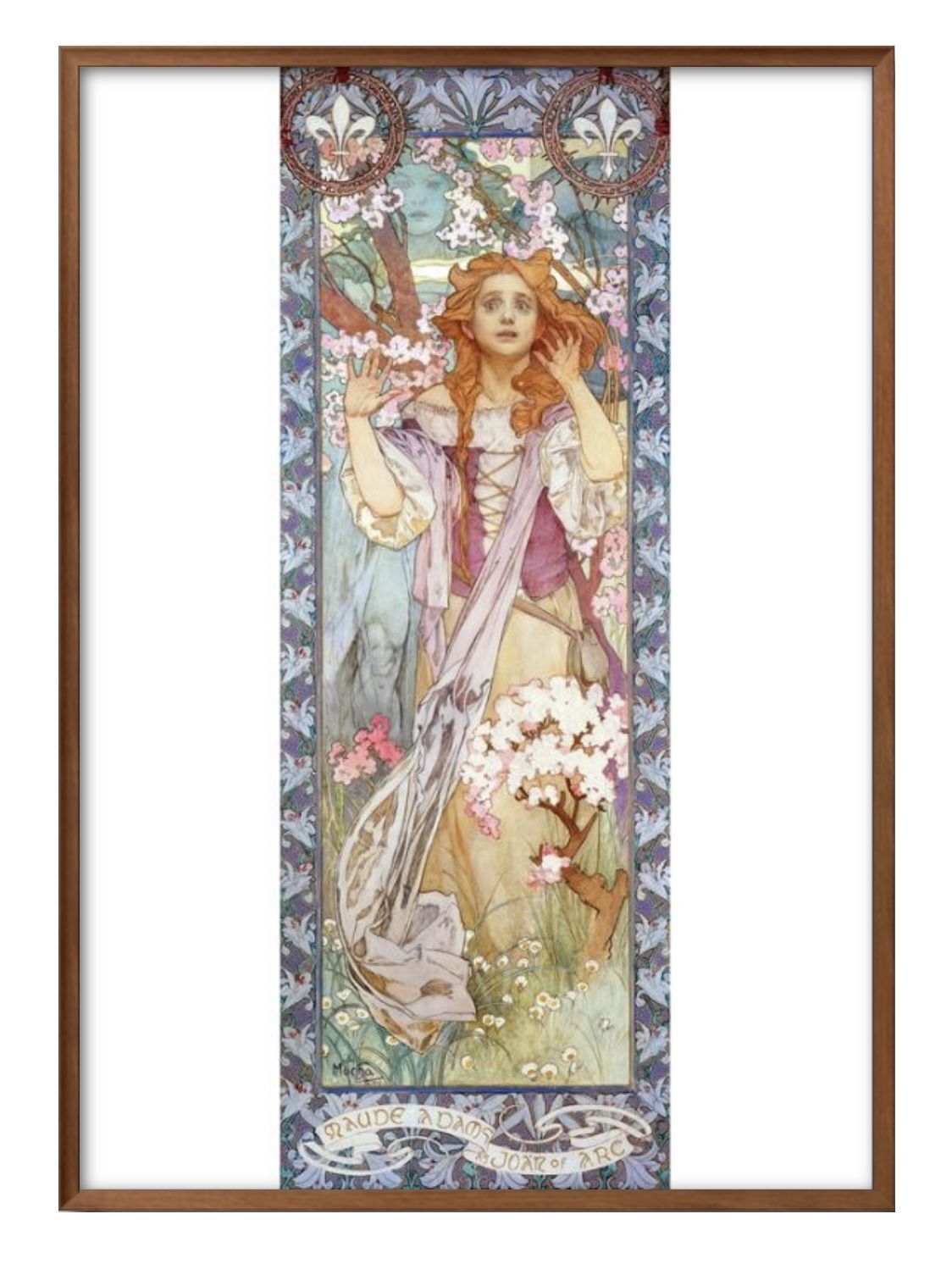 アルフォンス ミュシャ モード アダムス演じるジャンヌ ダルク A3