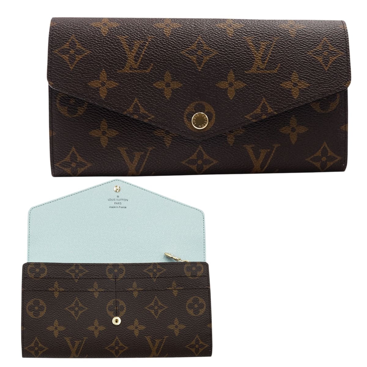 ルイヴィトン モノグラム 財布 レディース 正規品 長財布 LOUIS