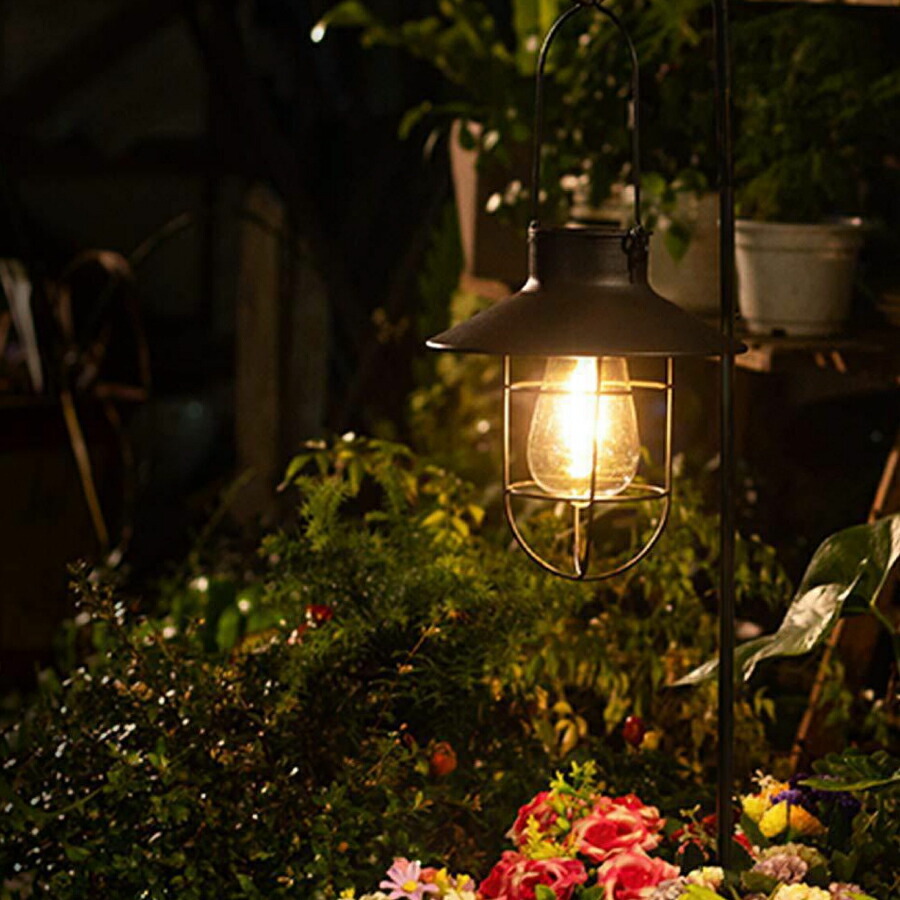 父の日 母の日 アウトドア ソーラーランタン 吊り下げ式 アンティーク