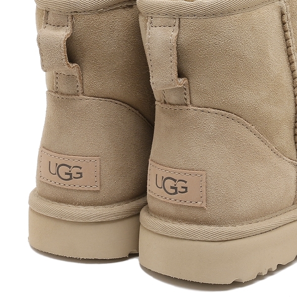 アグ ブーツ クラシック ミニ ムートンブーツ ベージュ レディース UGG