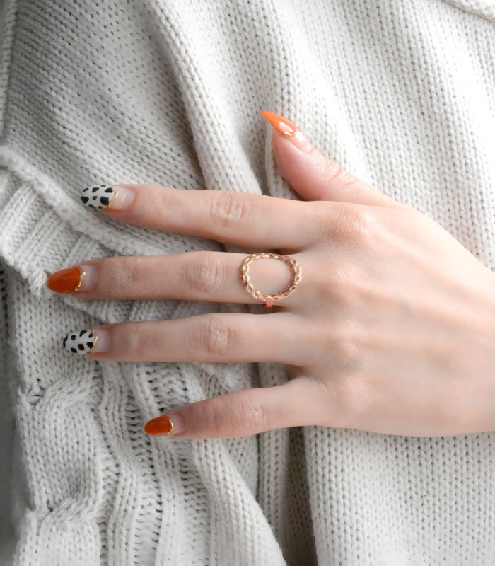 18金 リング レディース 指輪 地金リング k18 ゴールド ピンクゴールド