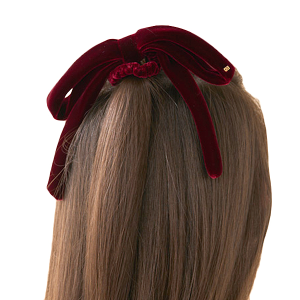 アレクサンドル ドゥ パリ タイムレス ポニー シュシュ 髪飾り