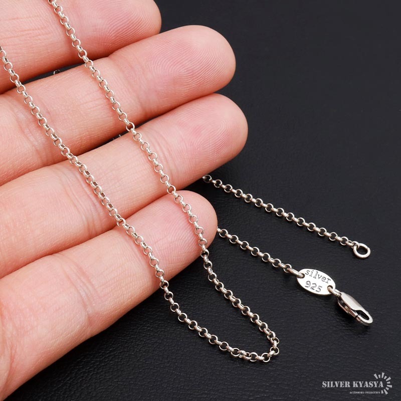 シルバー925 ロールチェーン ネックレス 幅2mm ネックレスチェーン